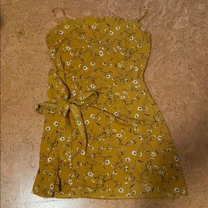 Zaful Yellow Floral Dress